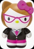Hello Kitty Collectible Coin Bank: Glasses