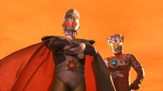 King and Astra watch over...someone.