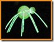 glow stick spider