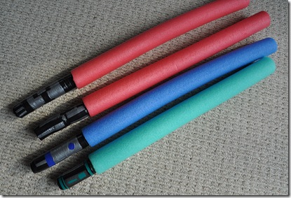Finished Light Sabers