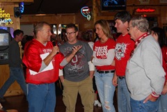 Steve Freehauf and several fans 11-20-09