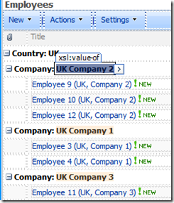 displaychildlistrows