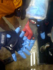  &ndash; Desperate times call for desperate measures.	Some clever women purchased rubber dish gloves to wear under their	short-fingered cycling gloves. June 6, 2010