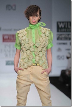 WIFW SS 2011 collection by Anand Bhushan's 1