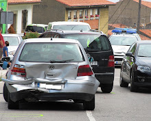 Accidente de tr�fico en Lastres