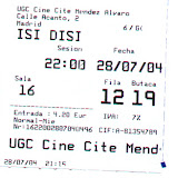 Entradas de cine