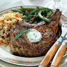 Veal Chops with Rosemary Butter