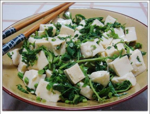 素食食譜-香椿拌豆腐