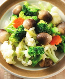 素食食譜-草菇燴花椰菜(1)