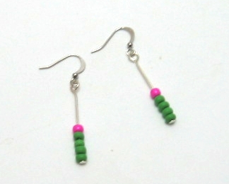 Post Thumbnail of Earrings - Green Apple Candy