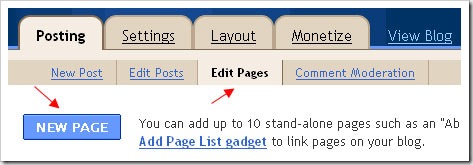 static pages