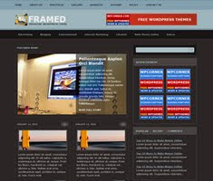 Green Framed Magazine Theme