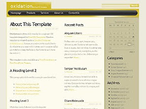 Finance Oxidation Free Wordpress Theme