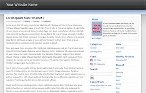 Freedom Blue Widgetized Free Wordpress Theme