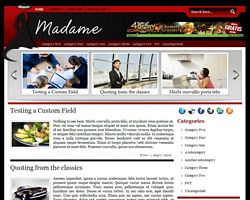 Free Wordpress Theme - Madame