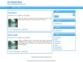 Art Simple Blue