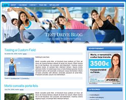 Fitness WordPress Theme One