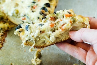 Olive cheese bread Olive cheese bread