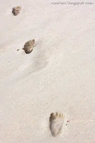 Footprints @ Tip of Borneo
