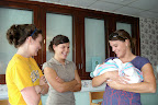 Being passed from girl to girl!