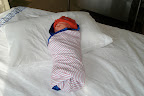 Wrapped up in the Phillies pinstripes