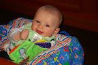 Big boy in the high chair!