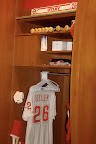 Chase Utley's locker!