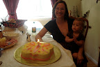 Happy 1st Birthday, Cassidy! (Look at the cool cake my Mommy made!)