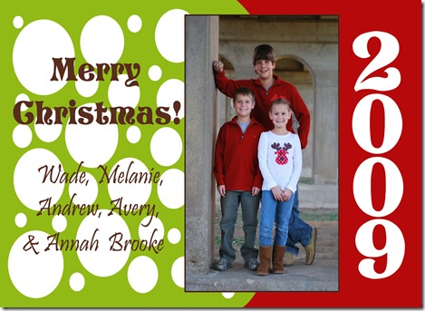 Melanie's card final