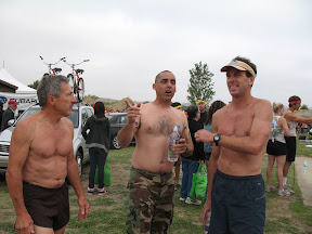 Discussing Mud Run strategy