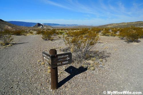 Right trail to West Overlook, Left trail takes you to canyon floor