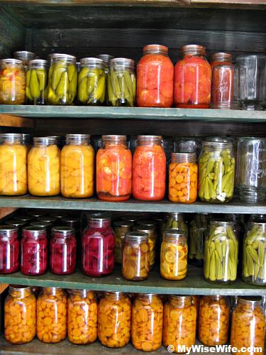Colorful pickles