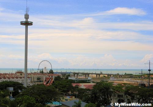 Menara Taming Sari - viewing from St Paul Hill Menara Taming Sari - viewing from St Paul Hill