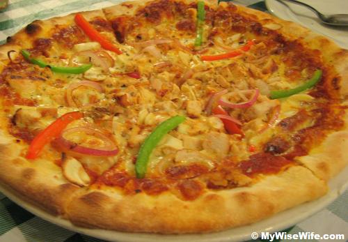Garlic Chicken Pizza Garlic Chicken Pizza