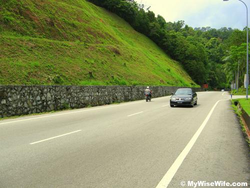 Scenic drive along Tun Sardon Road (P14) Scenic drive along Tun Sardon Road (P14)