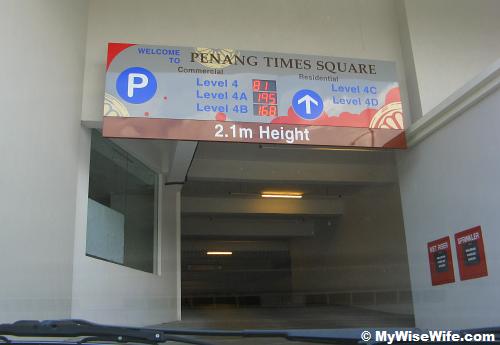 Parking lot counter - a plus point! Parking lot counter - a plus point!
