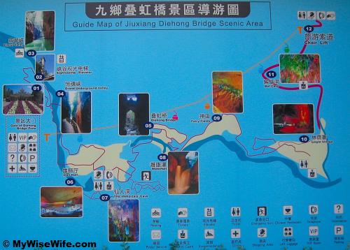 Guide Map of Juixiang Diehong Bridge Scenic Area Guide Map of Juixiang Diehong Bridge Scenic Area