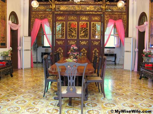 Tok panjang or Long table to prepare feast for guests Tok panjang or Long table to prepare feast for guests