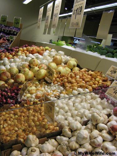 Onion and garlic families are here Onion and garlic families are here