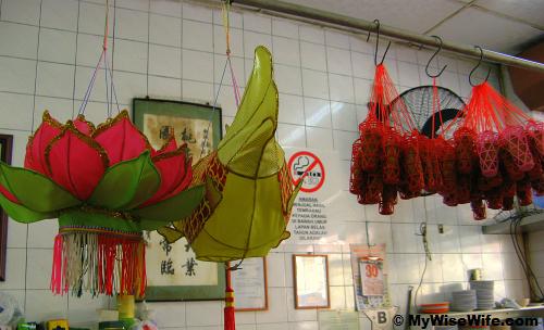 Left is lanterns and right is some piglet biscuits reminds me of what I used to get as a kid