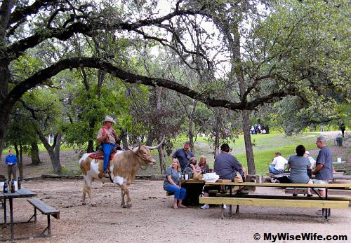 Longhorn is here...at Luckenbach Longhorn is here...at Luckenbach