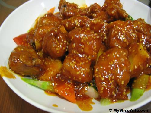 Asia Cafe - Pork Chop with sesame seeds
