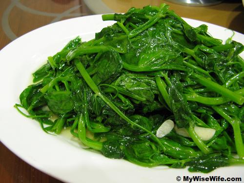 Asia Cafe - Stir fried Pea Leaves