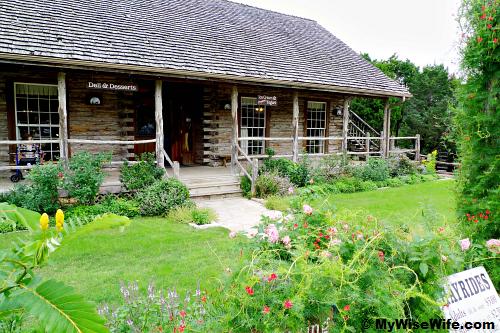 A historic log-cabin  - Visitor's Center cum Deli & Bakery
