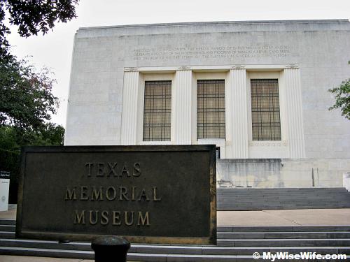 Texas Memorial Museum is ahead Texas Memorial Museum is ahead
