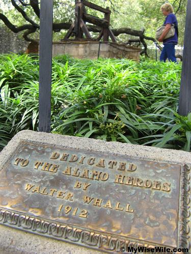 The oak planted adjacent to the ancient well was donated Walter Whall The oak planted adjacent to the ancient well was donated Walter Whall