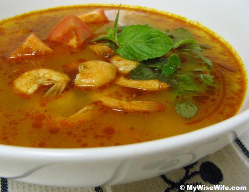 Home cooked Tomyam Goong (Shrimp Tomyam) Home cooked Tomyam Goong (Shrimp Tomyam)