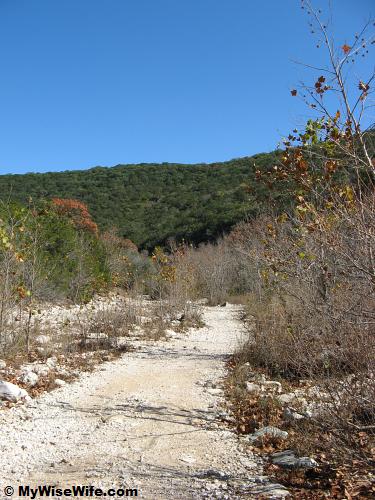 Beginning of East Trail Beginning of East Trail