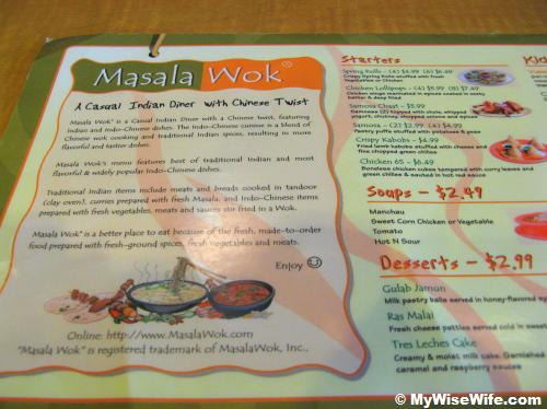 Menu..with great choices.. Menu..with great choices..