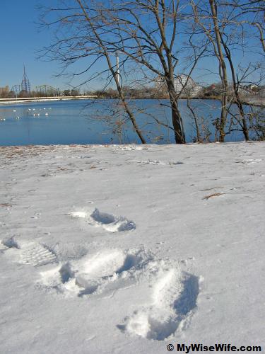 A few inches of snow...